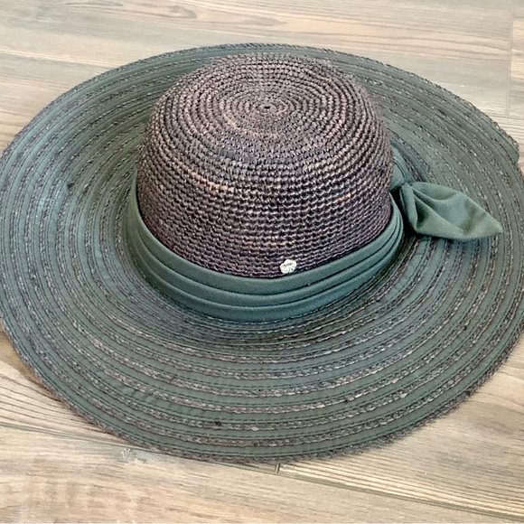 Flora Bella crochet raffia hat main image 9